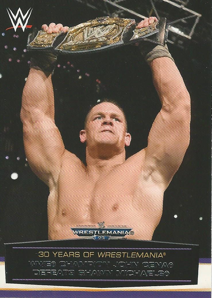 WWE Topps Road to Wrestlemania 2014 Trading Cards John Cena 46 of 60