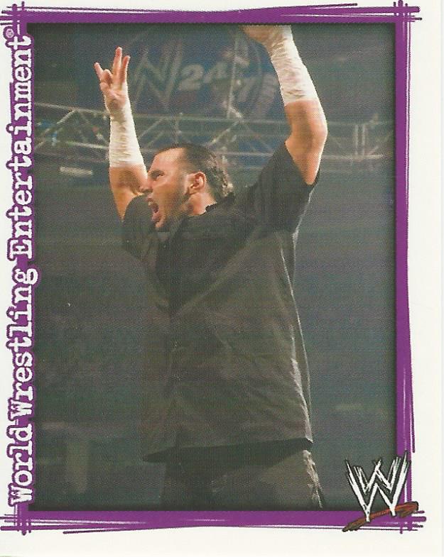 WWE Topps Superstars Uncovered 2007 Sticker Collection Matt Hardy No.46