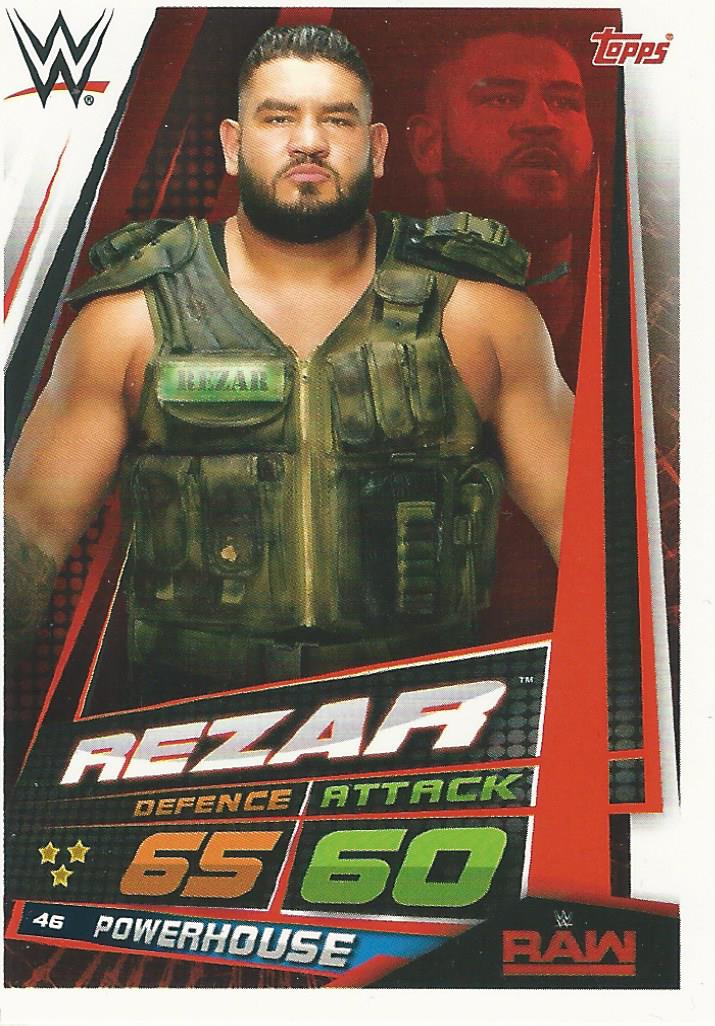 WWE Topps Slam Attax Universe 2019 Trading Card Rezar No.46