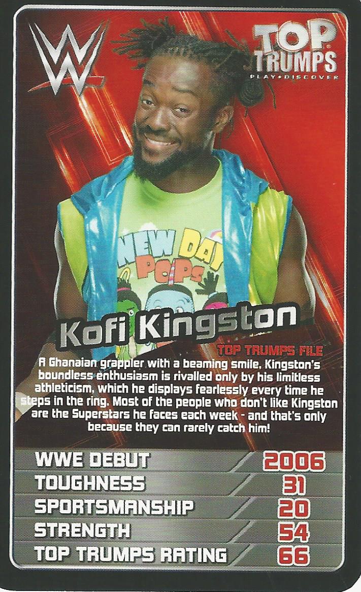 WWE Top Trumps 2018 Kofi Kingston