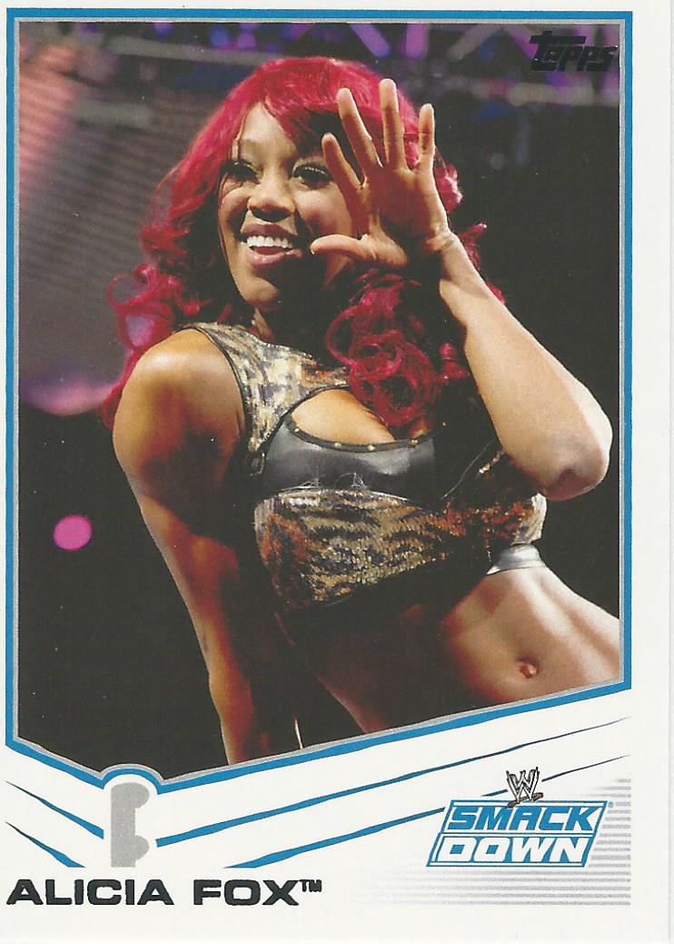 WWE Topps 2013 Trading Cards Alicia Fox No.46