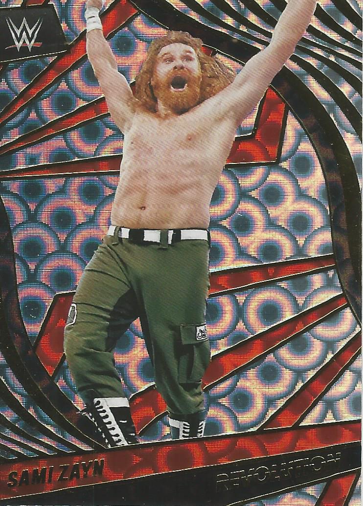 WWE Panini Revolution 2022 Trading Cards Sami Zayn No.34 GROOVE