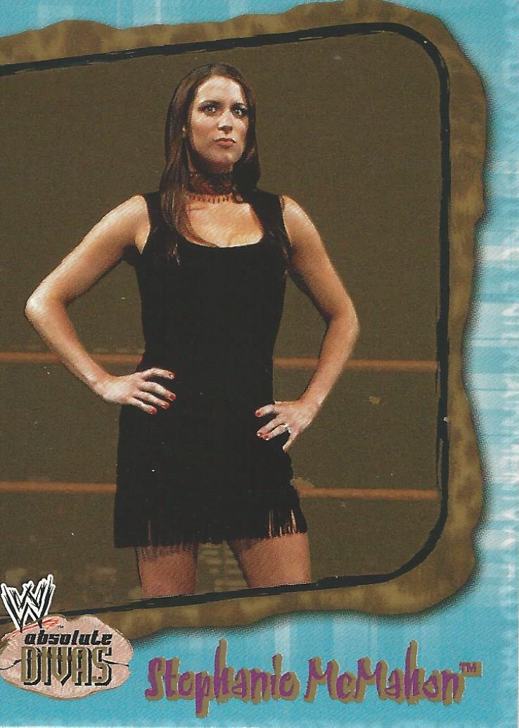 WWE Fleer Absolute Divas 2002 Trading Cards Stephanie McMahon No.25 Bronze