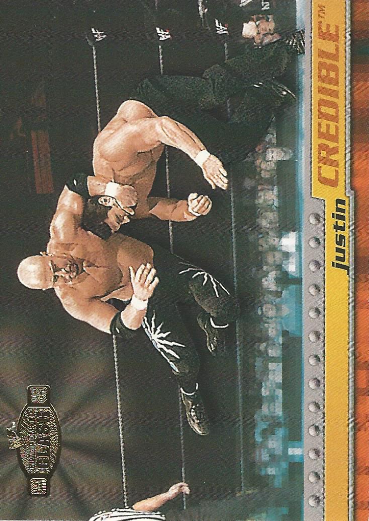 WWF Fleer Championship Clash 2001 Trading Card Justin Credible No.39