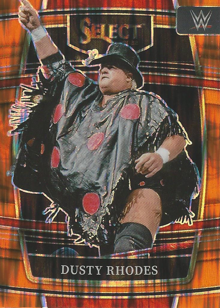 WWE Panini Select Trading Cards 2022 Dusty Rhodes No.47 Orange Flash