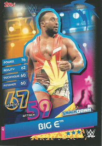 WWE Topps Slam Attax Reloaded 2020 Trading Card Big E No.47