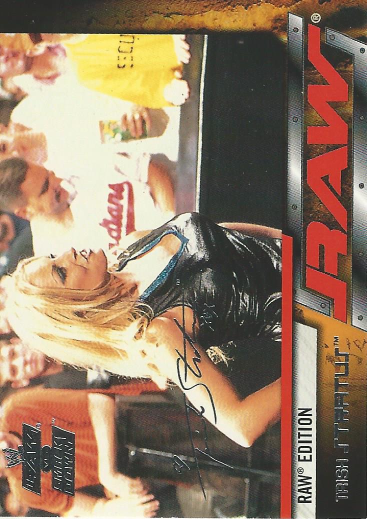 WWE Fleer Raw vs Smackdown Trading Card 2002 Trish Stratus No.47