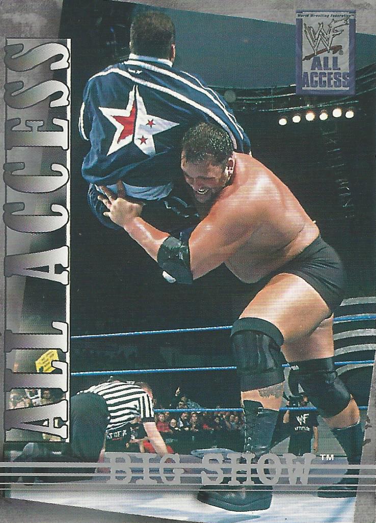 WWF Fleer All Access Trading Cards 2002 Big Show No.47