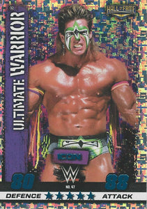 WWE Topps Slam Attax 10th Edition Trading Card 2017 Hall of Fame Ultimate Warrior No.47