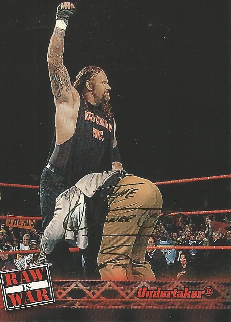 WWF Fleer Raw 2001 Trading Cards Undertaker No.47