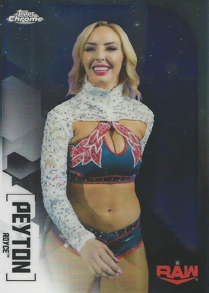 WWE Topps Chrome 2020 Trading Cards Peyton Royce No.47