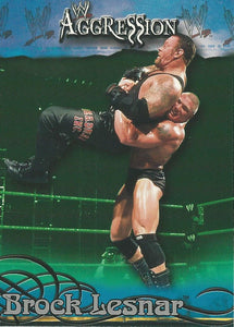 WWE Fleer Aggression Trading Card 2003 Brock Lesnar No.47