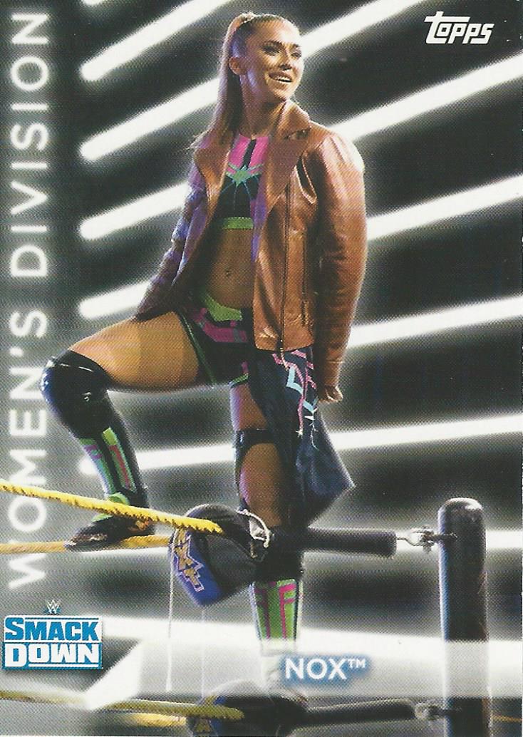 WWE Topps Women Division 2021 Trading Card Nox RC-47