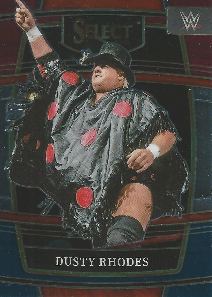 WWE Panini Select Trading Cards 2022 Red/Silver/Blue Dusty Rhodes No.47