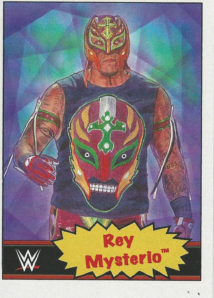 WWE Topps Living Set Trading Cards 2021 Rey Mysterio No.47