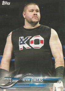 WWE Topps 2018 Trading Cards Kevin Owens No.47