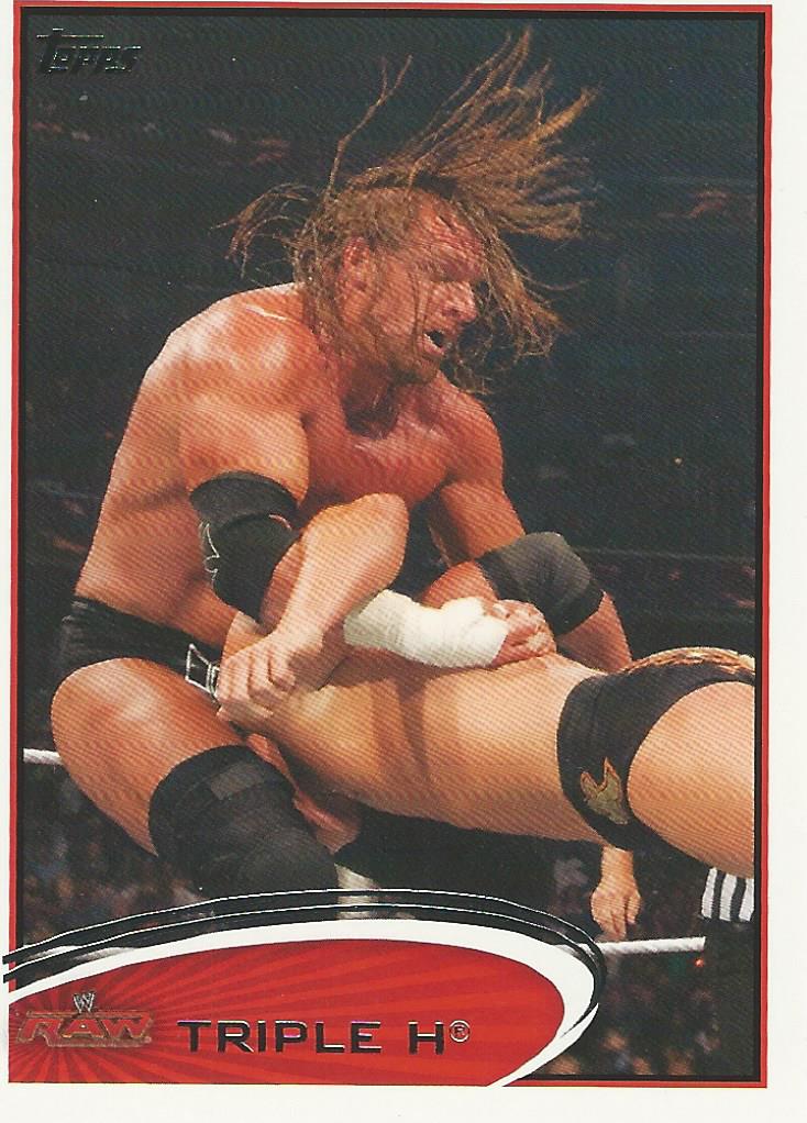 WWE Topps 2012 Trading Card Triple H No.47