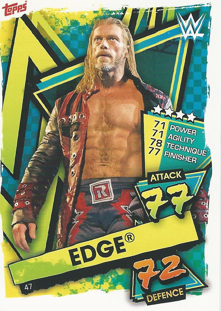 WWE Topps Slam Attax 2021 Trading Card Edge No.47