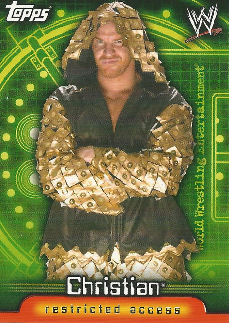 WWE Topps Insider 2006 Trading Card Christian No.47