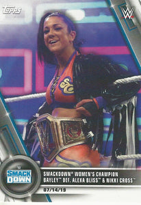 WWE Topps Women Division 2020 Trading Cards Bayley No.47