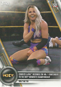 WWE Topps Women Division 2020 Trading Cards Candice LeRae No.86