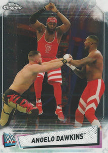 WWE Topps Chrome 2021 Trading Cards Angelo Dawkins No.47