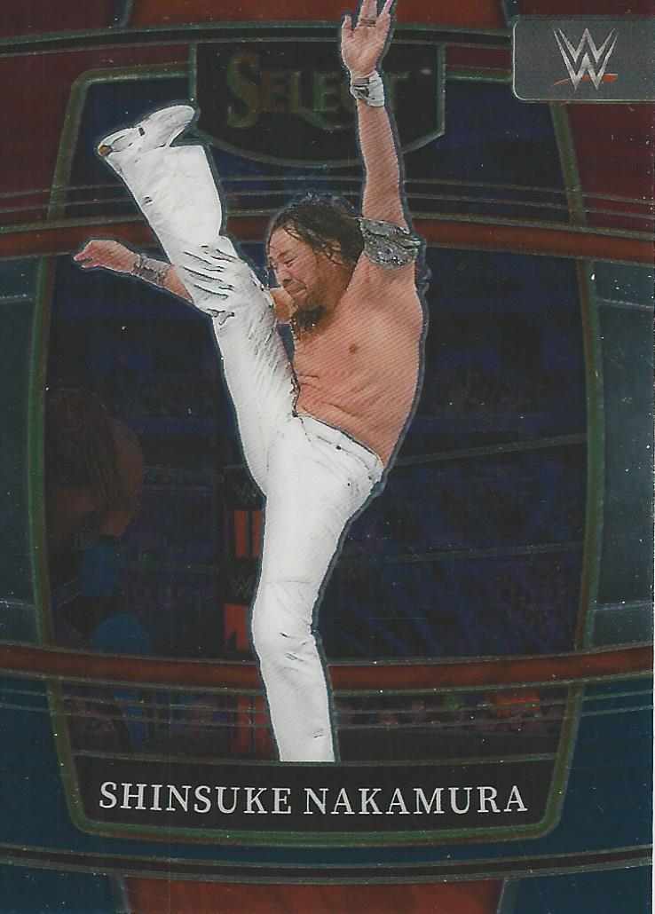 WWE Panini Select Trading Cards 2022 Red/Silver/Blue Shinsuke Nakamura No.48