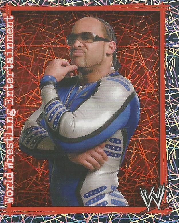 WWE Topps Superstars Uncovered 2007 Sticker Collection MVP Foil No.48