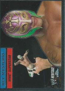 WWE Topps Chrome Heritage Trading Card 2006 Rey Mysterio No.48