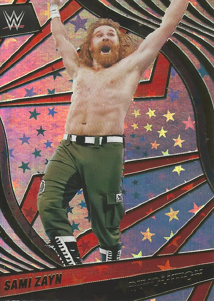 WWE Panini Revolution 2022 Trading Cards Sami Zayn No.34 ASTRO