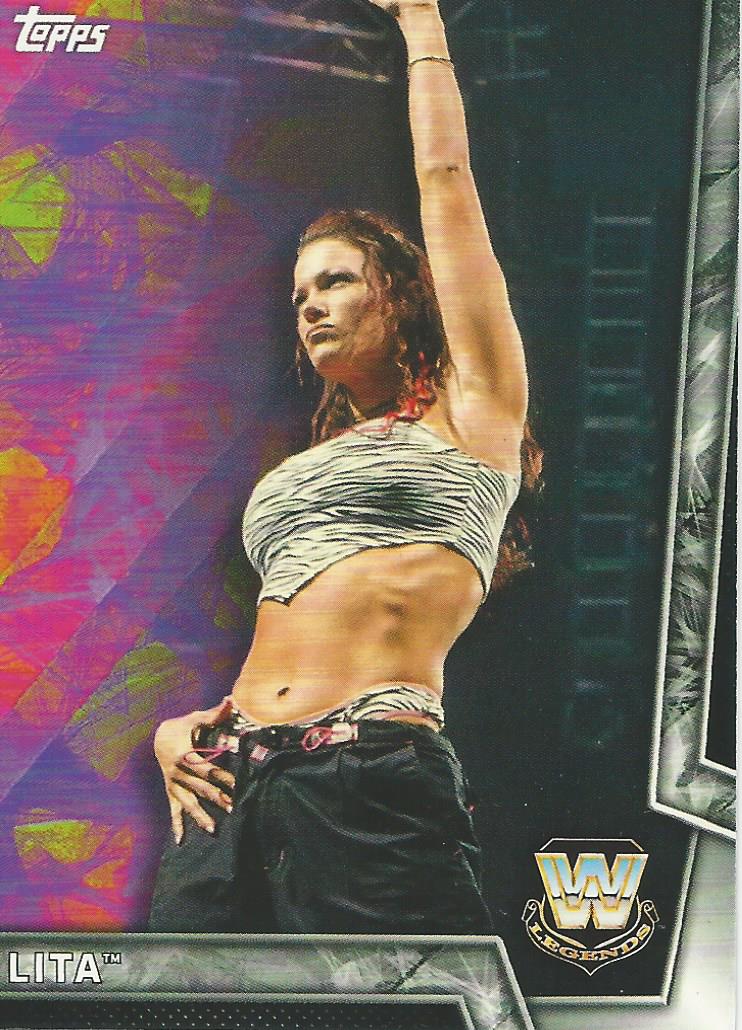 WWE Topps Women Division 2018 Trading Cards Lita No.48