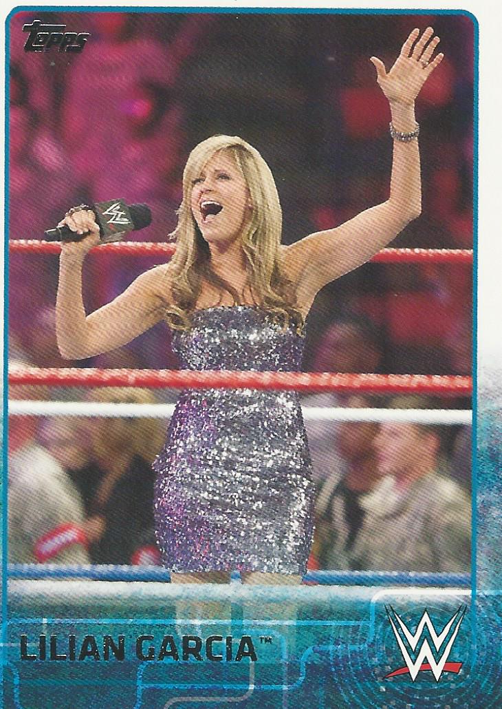 WWE Topps 2015 Trading Card Lillian Garcia No.48