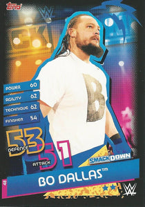 WWE Topps Slam Attax Reloaded 2020 Trading Card Bo Dallas No.48