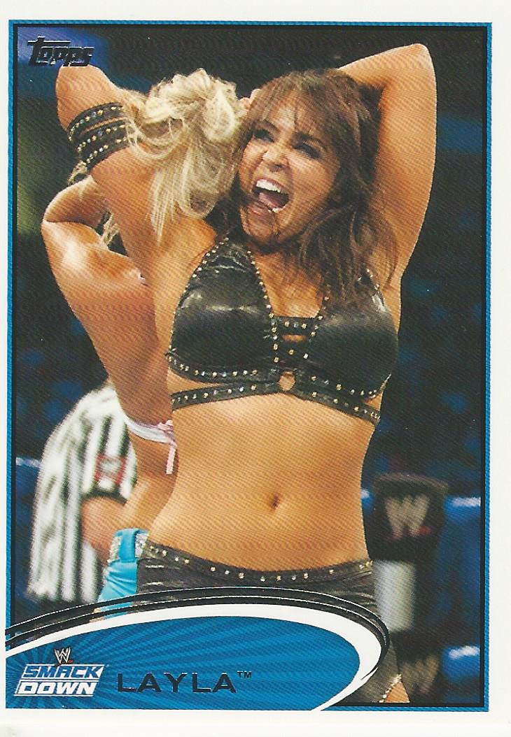 WWE Topps 2012 Trading Card Layla No.48
