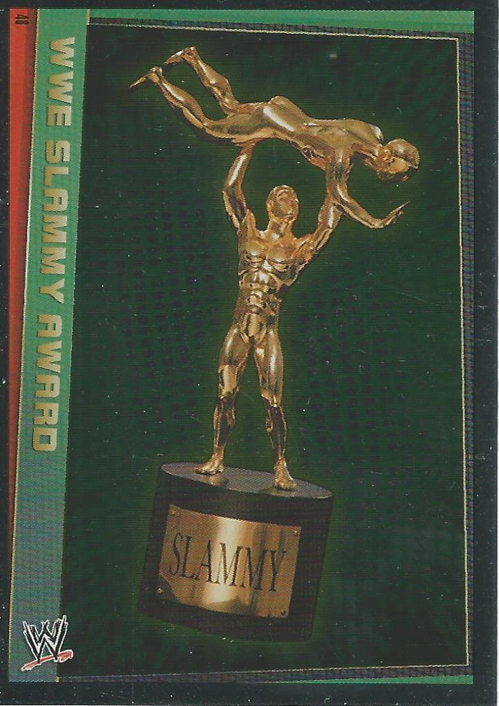 WWE Topps Slam Attax Rebellion 2012 Trading Card Slammy Award No.48