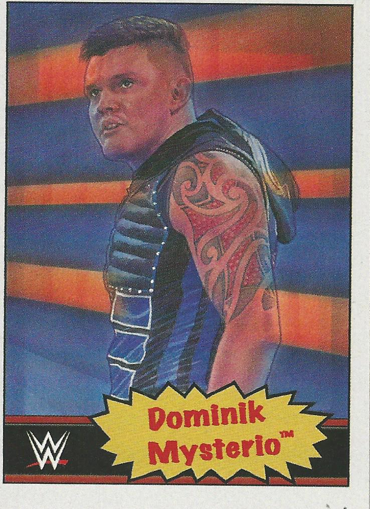 WWE Topps Living Set Trading Cards 2021 Dominik Mysterio No.48