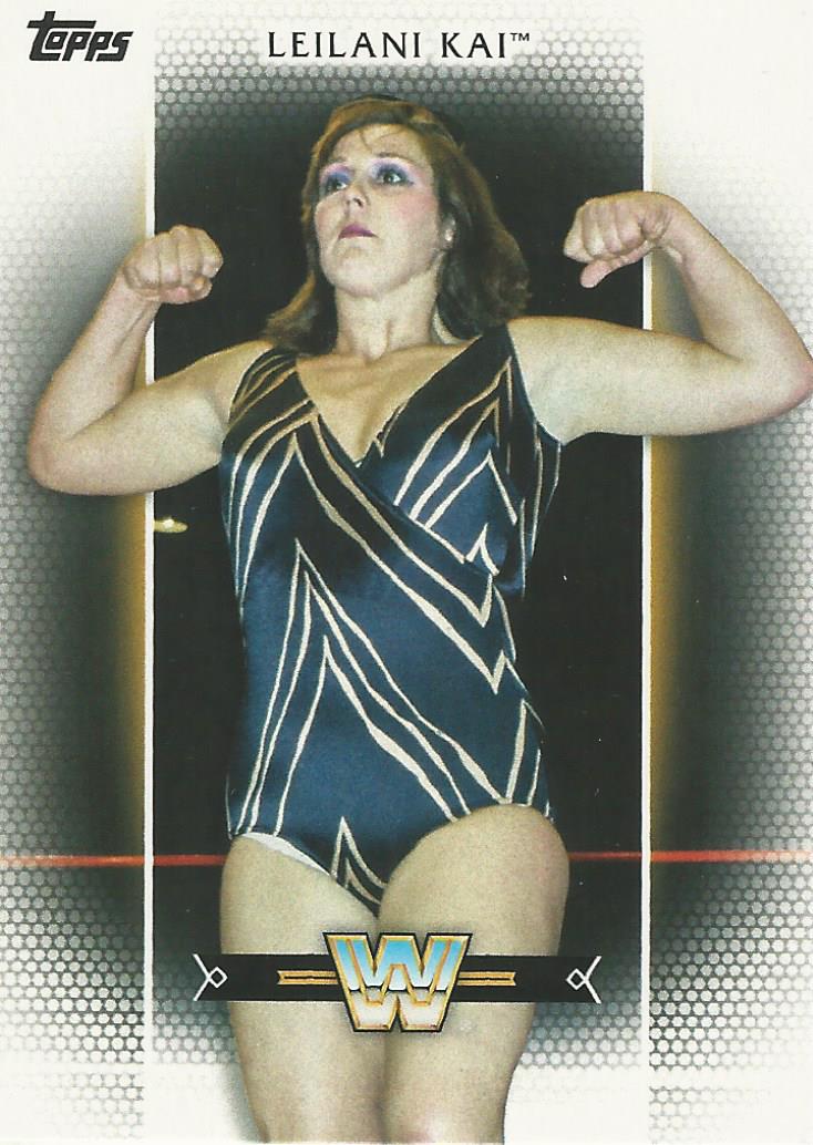 WWE Topps Women Division 2017 Trading Card Leilani Kai R48