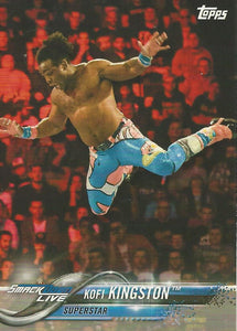 WWE Topps 2018 Trading Cards Xavier Woods No.48