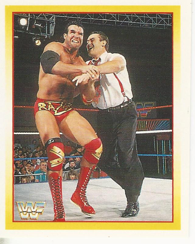 WWF Merlin Stickers 1995 Razor Ramon No.48