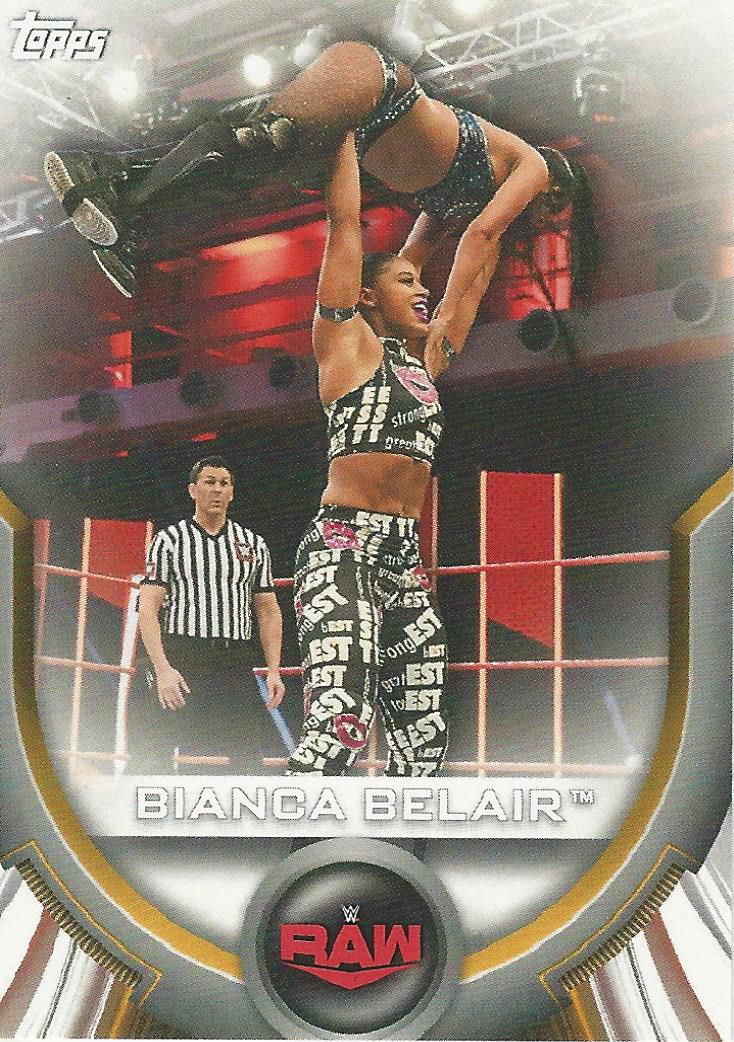 WWE Topps Women Division 2020 Trading Cards Bianca Belair RC-8