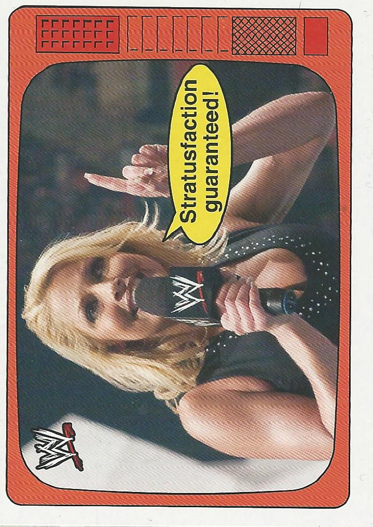 WWE Topps Heritage 2012 Trading Cards Superstars Speak 10 of 20 Trish Stratus