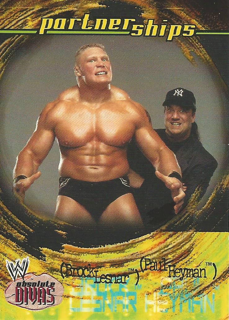 WWE Fleer Absolute Divas Trading Card 2002 Brock Lesnar No.49