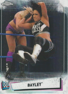 WWE Topps Chrome 2021 Trading Cards Bayley No.49