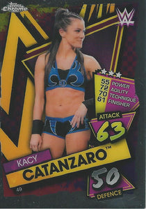 WWE Topps Slam Attax Chrome 2021 Trading Cards Kacy Catanzaro No.49