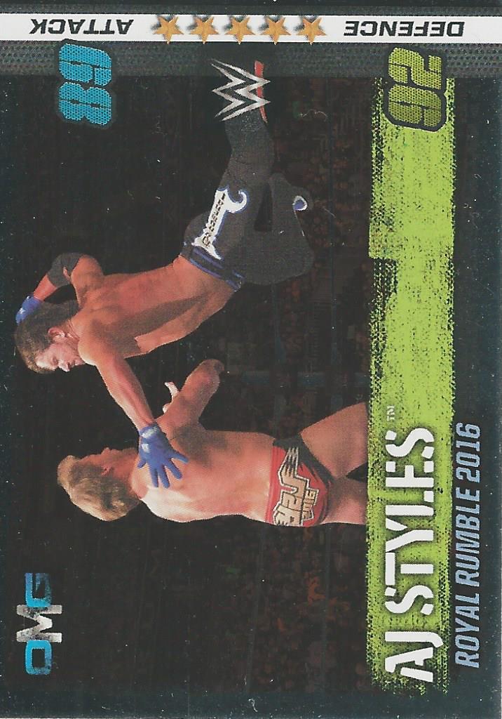 WWE Topps Slam Attax 10th Edition Trading Card 2017 OMG AJ Styles No.49