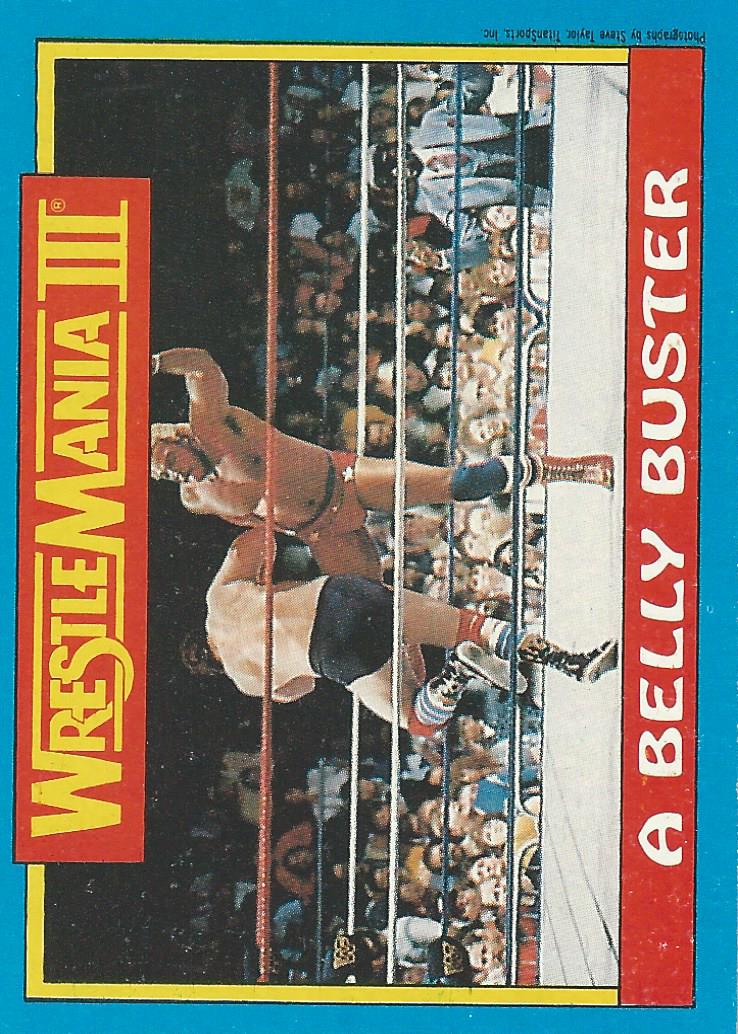Topps WWF Wrestling Trading Cards 1987 Butch Reed No.49