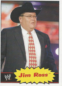 WWE Topps Heritage 2012 Trading Cards Jim Ross No.49