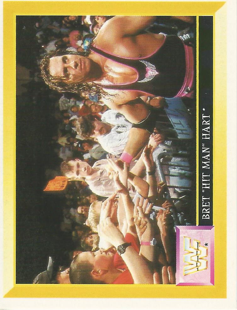 WWF Merlin Sticker Collection 1994 Bret Hitman Hart No.49