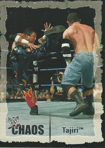 WWE Fleer Chaos Trading Card 2004 Tajiri No.49