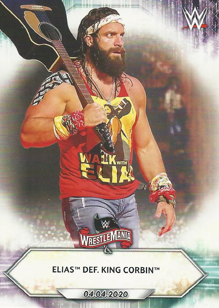 WWE Topps 2021 Trading Cards Elias No.49